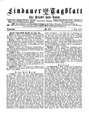 Lindauer Tagblatt für Stadt und Land Donnerstag 6. März 1873