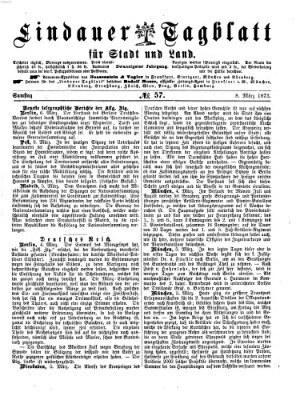 Lindauer Tagblatt für Stadt und Land Samstag 8. März 1873