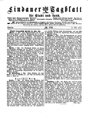 Lindauer Tagblatt für Stadt und Land Sonntag 11. Mai 1873