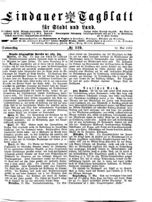 Lindauer Tagblatt für Stadt und Land Donnerstag 22. Mai 1873