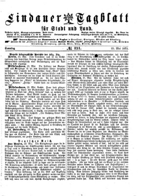 Lindauer Tagblatt für Stadt und Land Sonntag 25. Mai 1873