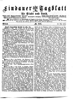 Lindauer Tagblatt für Stadt und Land Mittwoch 28. Mai 1873