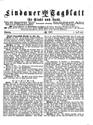 Lindauer Tagblatt für Stadt und Land Sonntag 1. Juni 1873