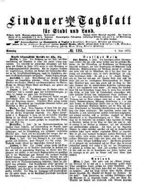 Lindauer Tagblatt für Stadt und Land Sonntag 8. Juni 1873