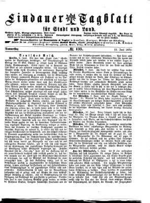 Lindauer Tagblatt für Stadt und Land Donnerstag 12. Juni 1873