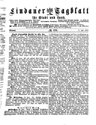 Lindauer Tagblatt für Stadt und Land Mittwoch 2. Juli 1873