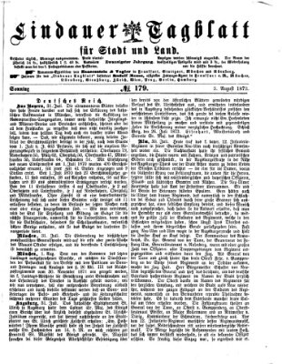 Lindauer Tagblatt für Stadt und Land Sonntag 3. August 1873