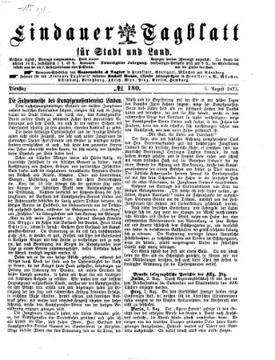 Lindauer Tagblatt für Stadt und Land Dienstag 5. August 1873