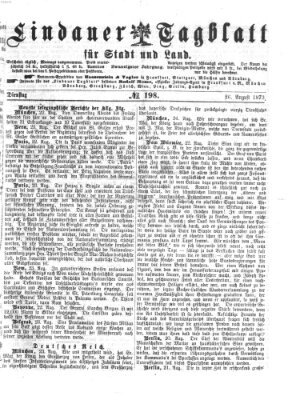 Lindauer Tagblatt für Stadt und Land Dienstag 26. August 1873