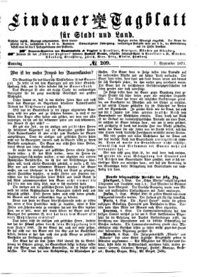 Lindauer Tagblatt für Stadt und Land Sonntag 7. September 1873