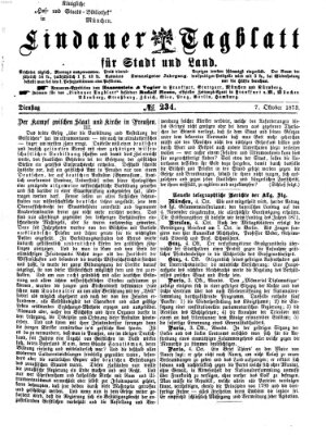 Lindauer Tagblatt für Stadt und Land Dienstag 7. Oktober 1873