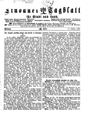 Lindauer Tagblatt für Stadt und Land Mittwoch 15. Oktober 1873