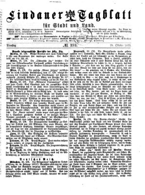 Lindauer Tagblatt für Stadt und Land Dienstag 28. Oktober 1873