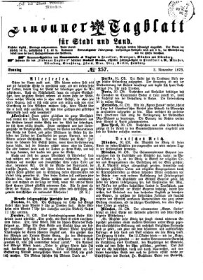 Lindauer Tagblatt für Stadt und Land Sonntag 2. November 1873