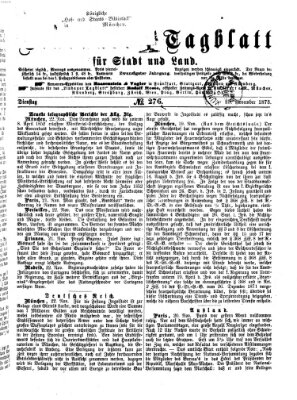 Lindauer Tagblatt für Stadt und Land Dienstag 25. November 1873