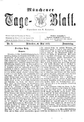 Münchener Tage-Blatt Donnerstag 9. Mai 1872