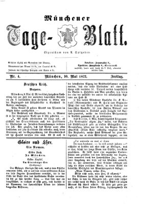 Münchener Tage-Blatt Freitag 10. Mai 1872