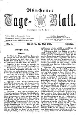 Münchener Tage-Blatt Sonntag 12. Mai 1872