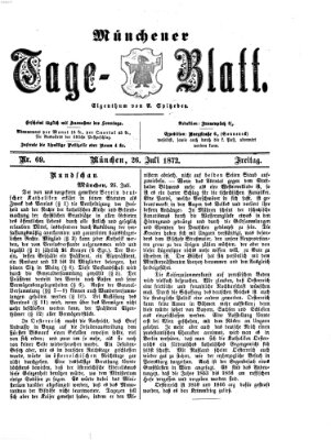 Münchener Tage-Blatt Freitag 26. Juli 1872