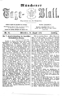 Münchener Tage-Blatt Samstag 24. August 1872