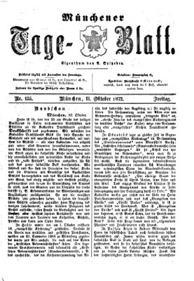 Münchener Tage-Blatt Freitag 11. Oktober 1872