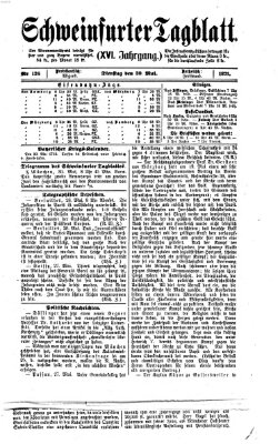 Schweinfurter Tagblatt Dienstag 30. Mai 1871