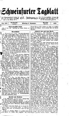 Schweinfurter Tagblatt Montag 9. Dezember 1872