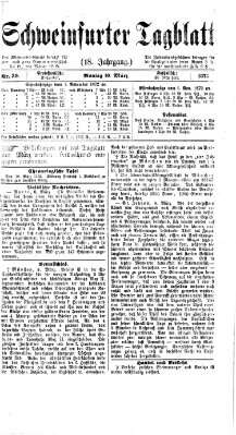 Schweinfurter Tagblatt Montag 10. März 1873