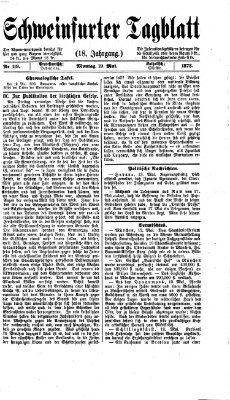 Schweinfurter Tagblatt Montag 19. Mai 1873