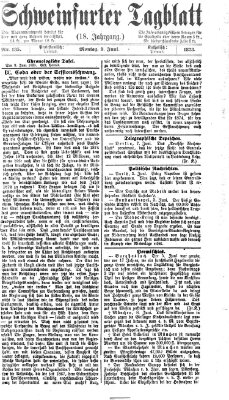 Schweinfurter Tagblatt Montag 9. Juni 1873