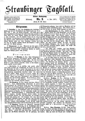 Straubinger Tagblatt Mittwoch 4. Januar 1871