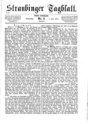 Straubinger Tagblatt Donnerstag 5. Januar 1871