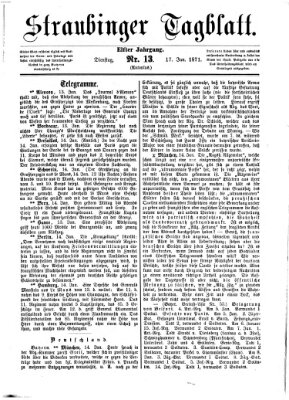 Straubinger Tagblatt Dienstag 17. Januar 1871