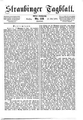 Straubinger Tagblatt Samstag 13. Mai 1871