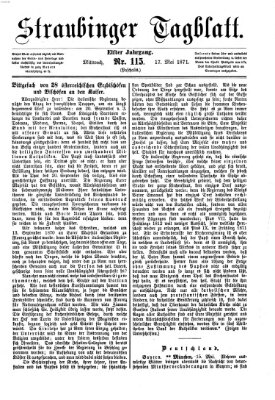 Straubinger Tagblatt Mittwoch 17. Mai 1871