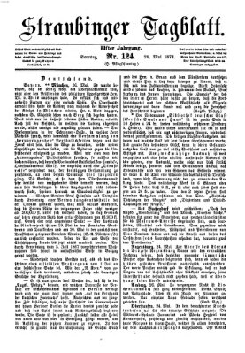 Straubinger Tagblatt Sonntag 28. Mai 1871