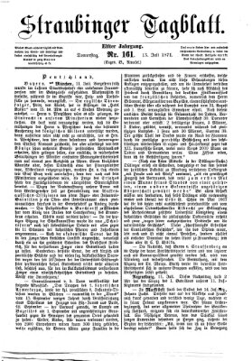 Straubinger Tagblatt Donnerstag 13. Juli 1871