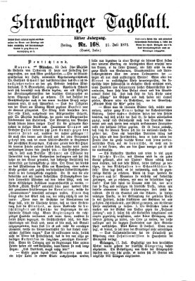 Straubinger Tagblatt Freitag 21. Juli 1871