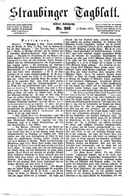 Straubinger Tagblatt Dienstag 5. September 1871