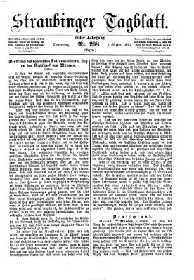 Straubinger Tagblatt Donnerstag 7. September 1871