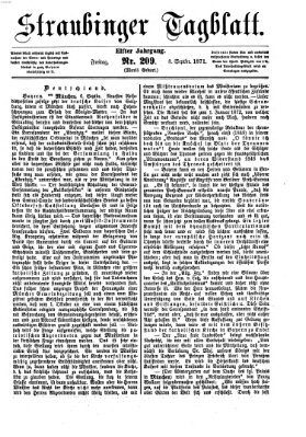 Straubinger Tagblatt Freitag 8. September 1871