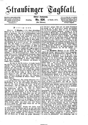 Straubinger Tagblatt Samstag 4. November 1871