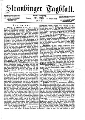 Straubinger Tagblatt Sonntag 24. Dezember 1871