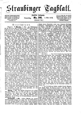 Straubinger Tagblatt Donnerstag 9. Mai 1872