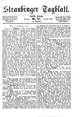 Straubinger Tagblatt Sonntag 19. Mai 1872