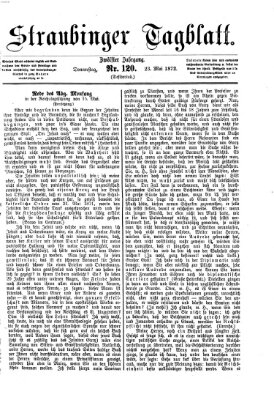 Straubinger Tagblatt Donnerstag 23. Mai 1872