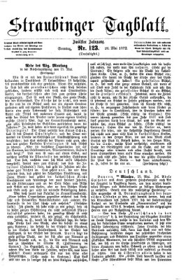 Straubinger Tagblatt Sonntag 26. Mai 1872