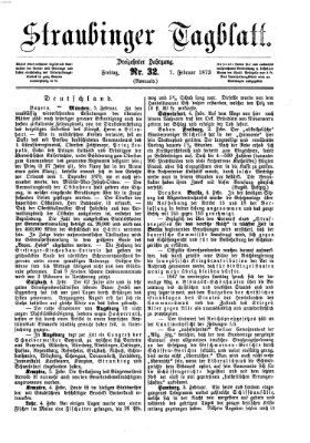 Straubinger Tagblatt Freitag 7. Februar 1873