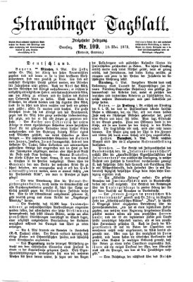 Straubinger Tagblatt Samstag 10. Mai 1873