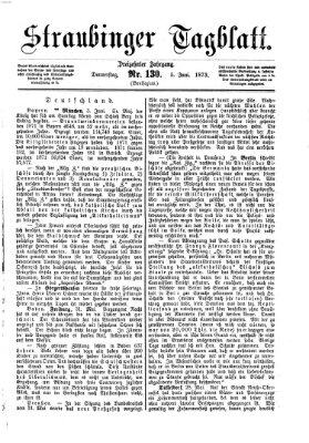 Straubinger Tagblatt Donnerstag 5. Juni 1873